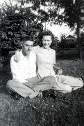 Alice Ruebush and her boy friend Dale Mauery